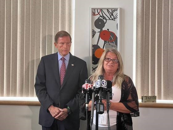 Blumenthal also visited McCall Renato Outpatient Services to urgently call for more federal resources to address the alarming increase in accidental overdoses in Connecticut.
